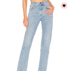 AGOLDE Cherie High Rise Straight Jean